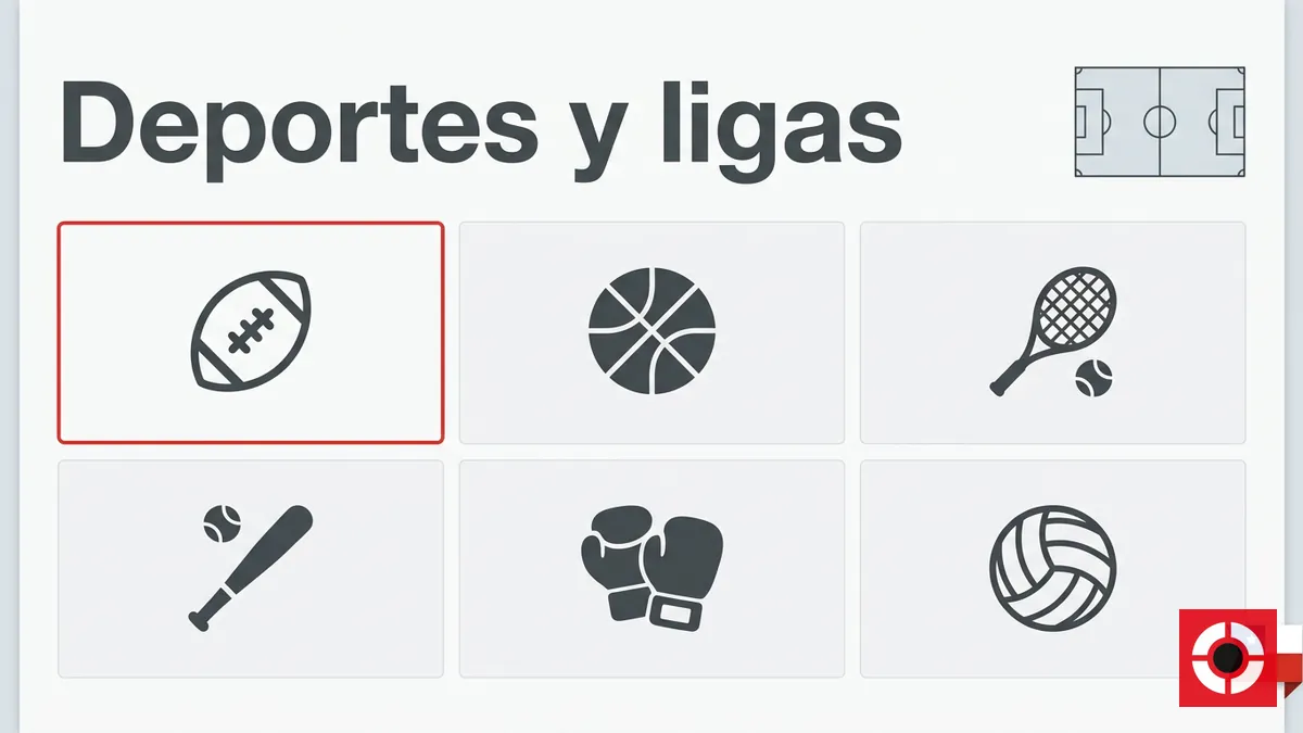 Plantilla de deportes y ligas disponibles en las apuestas deportivas de Supermatch