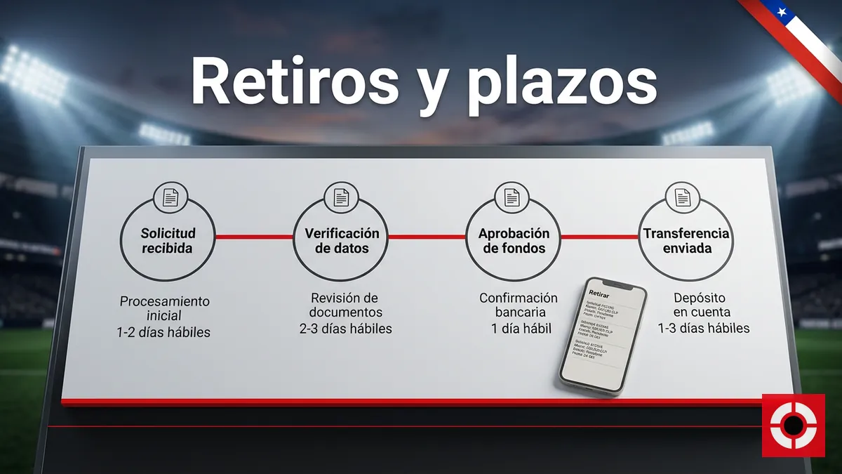 Supermatch: línea de tiempo de retiros y plazos según los Términos
